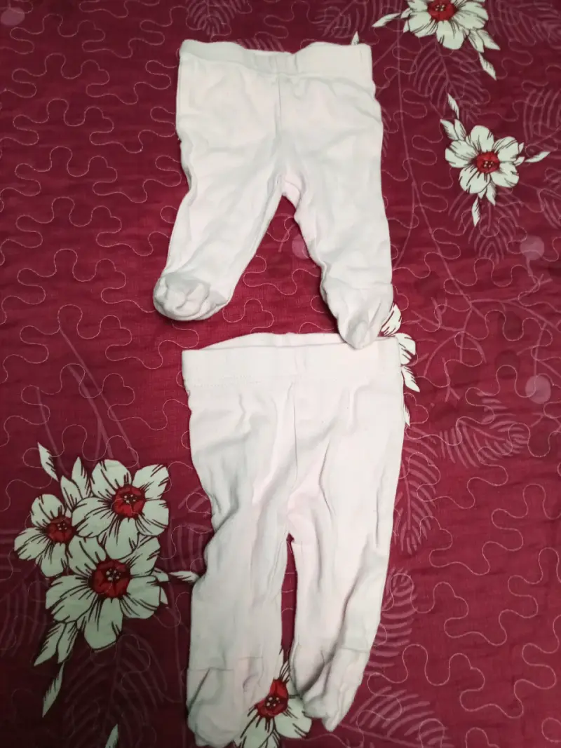 Pantalones bebé color rosa