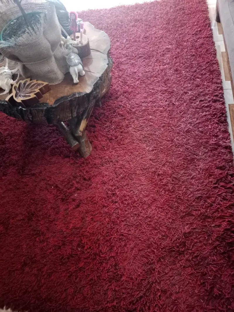 Alfombra grande roja