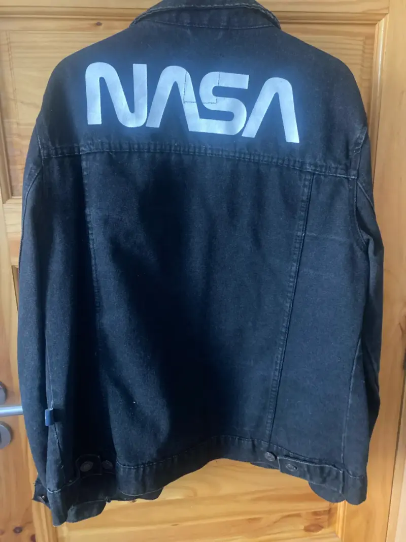 Chaqueta negra NASA talla L - 2