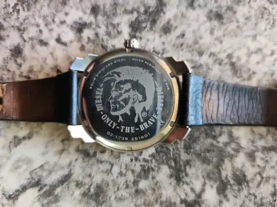 Reloj Diesel de cuero negro - miniatura 2