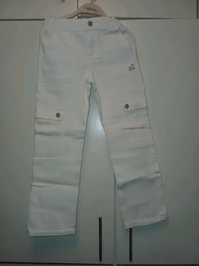 Pantalones cargo blancos - miniatura 7