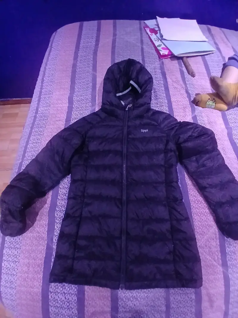 Parka negra con capucha Lippi - 5