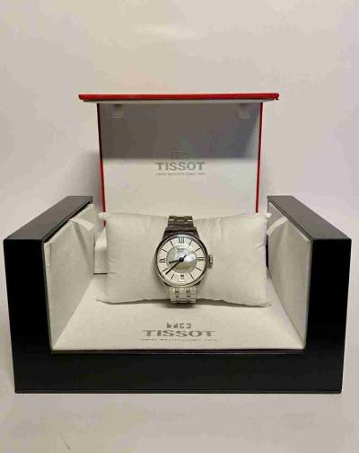 Reloj de pulsera plateado Tissot - miniatura 1