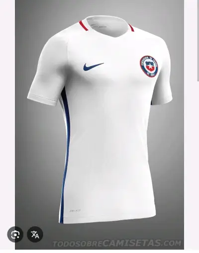 Camiseta selección Chile Nike blanca - miniatura 3