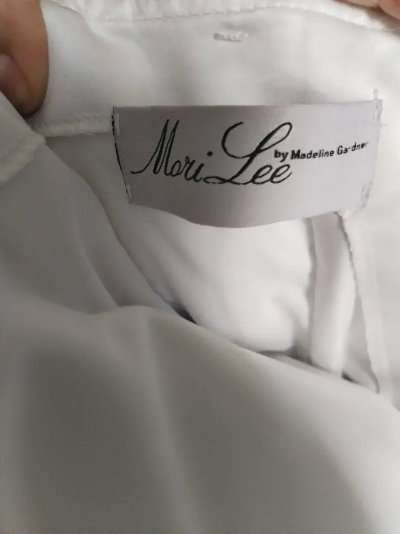 Vestido de novia blanco elegante - 3