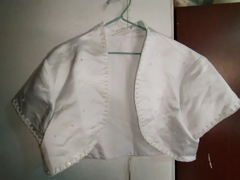 Vestido de novia blanco elegante - 4