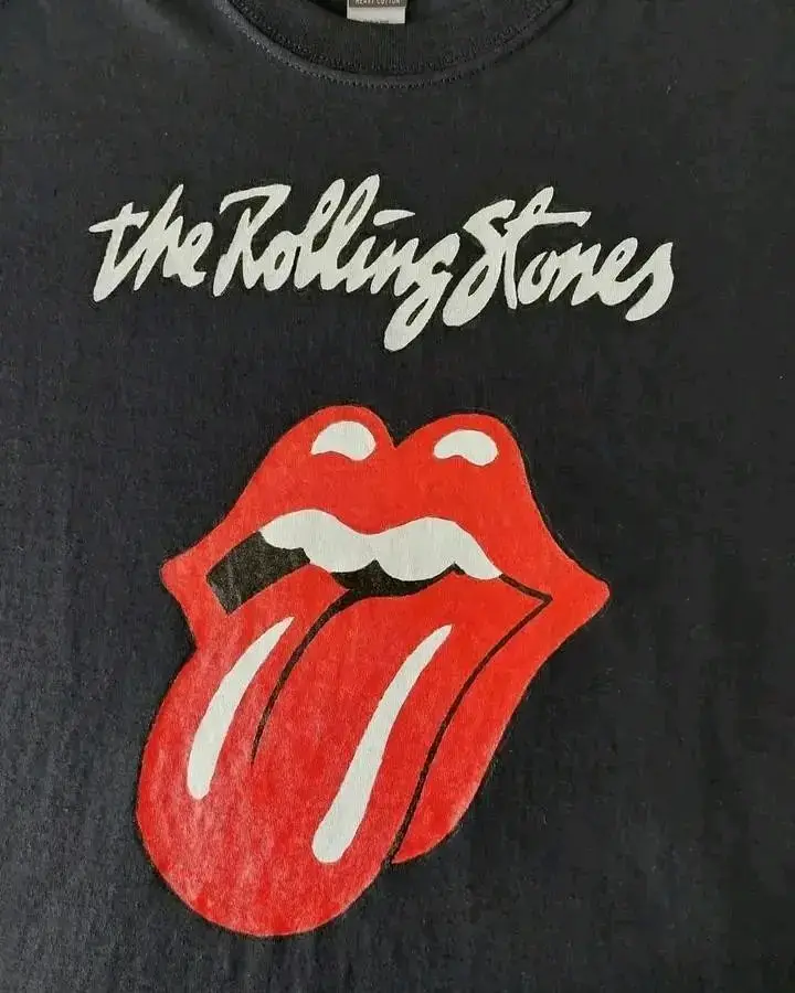Polera Rolling Stones negra