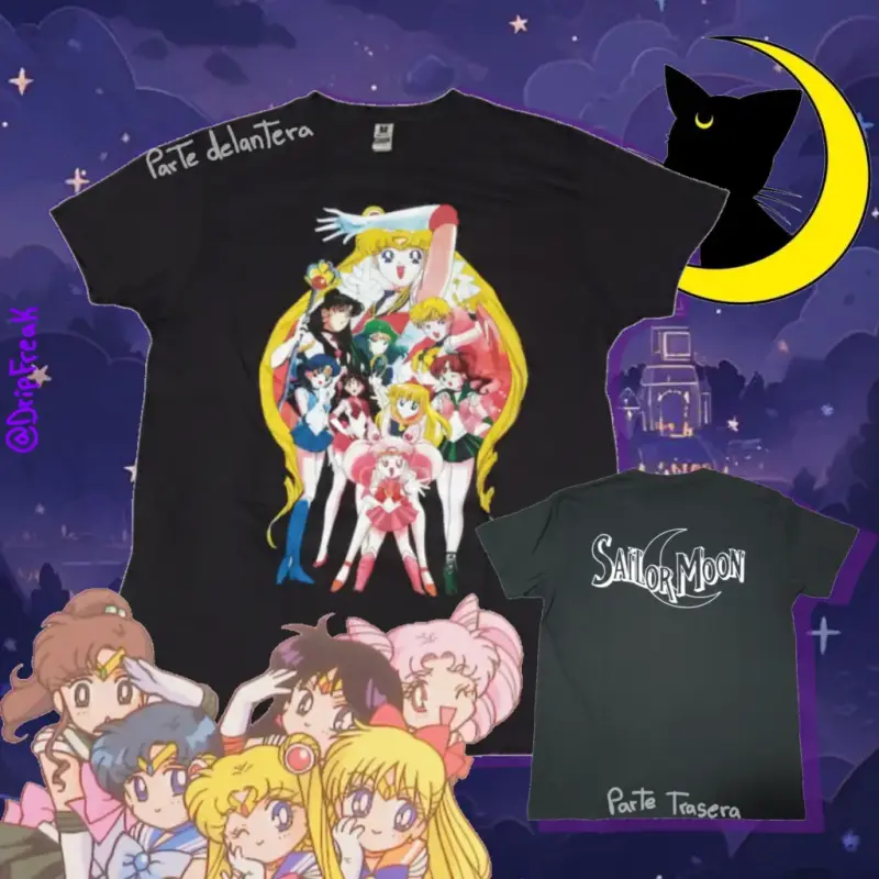 Polera negra Sailor Moon - 3
