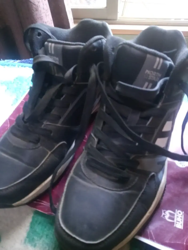 Zapatillas negras deportivas hombre - 2