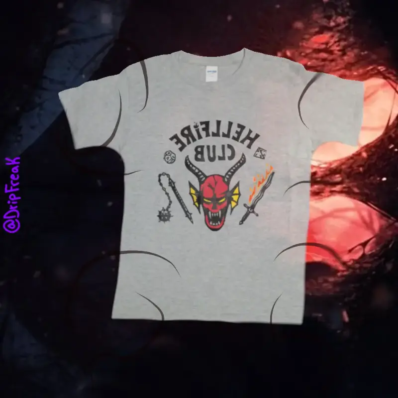 Polera gris Hellfire Club - 2