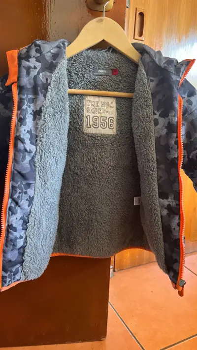Chaqueta infantil camuflaje gris - miniatura 2