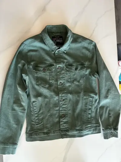 Chaqueta de mezclilla verde - miniatura 1