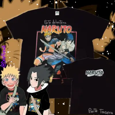 Polera Naruto estampado anime - miniatura 3