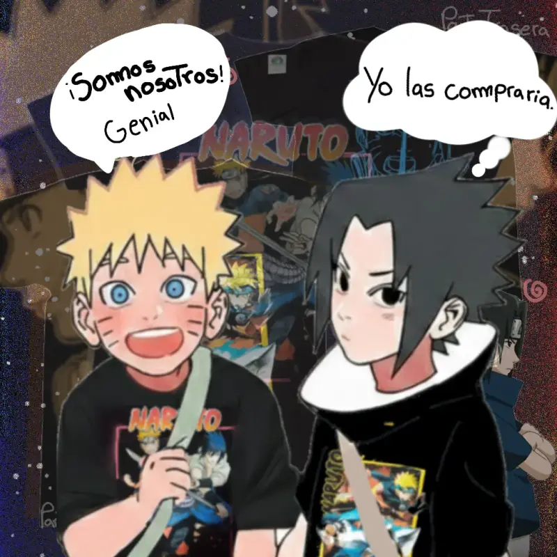 Polera Naruto estampado anime - 4