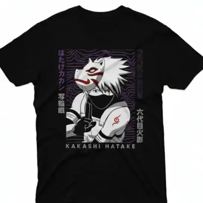 Polera negra Kakashi Hatake - miniatura 1