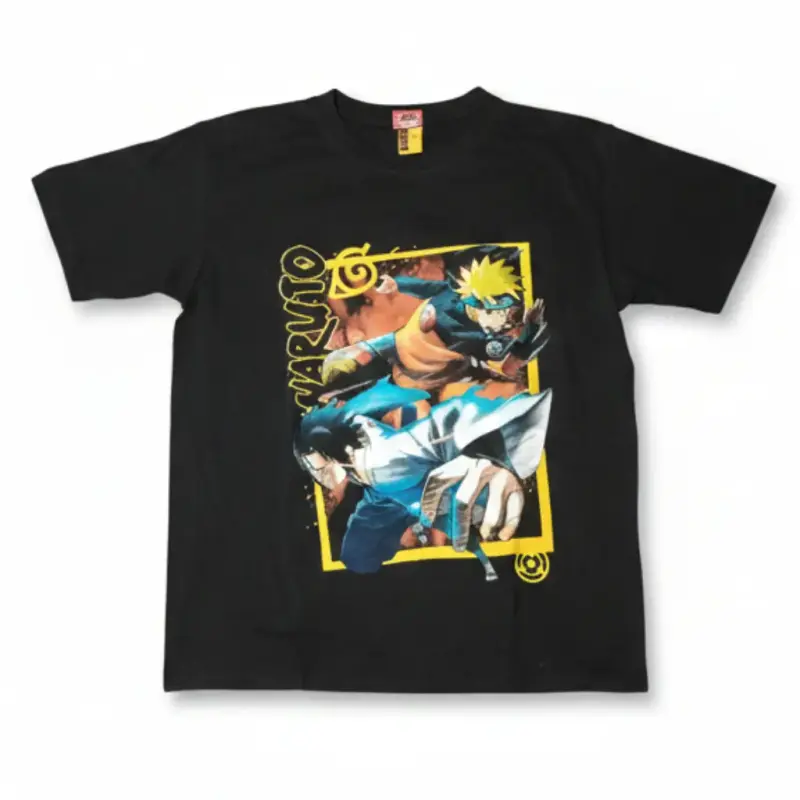 Polera negra de Naruto