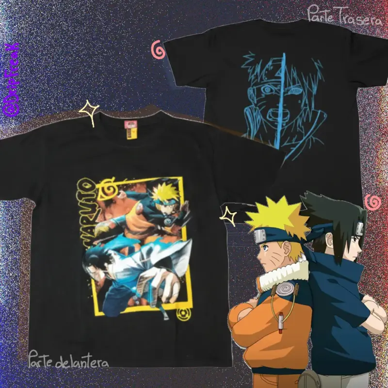 Polera negra de Naruto - 3