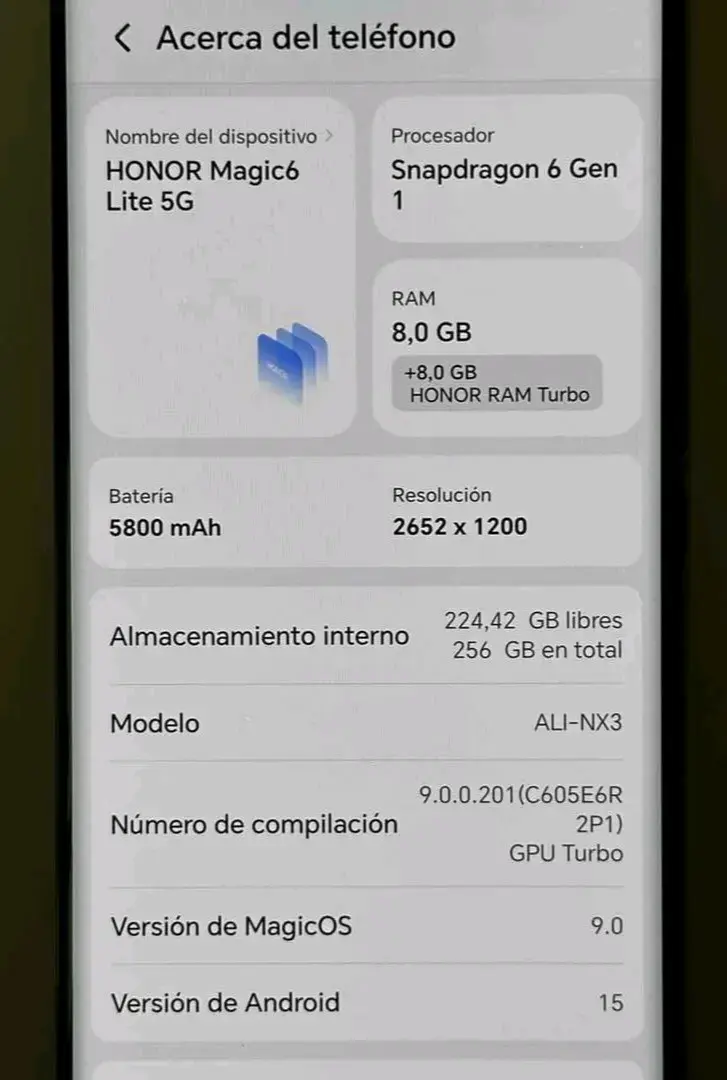 HONOR Magic6 Lite 5G 256GB - 1