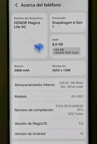 HONOR Magic6 Lite 5G 256GB - miniatura 1