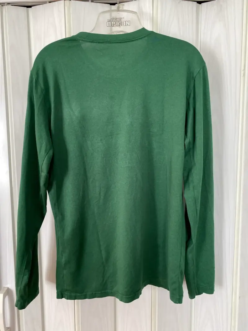 Polera manga larga verde Nike - 5