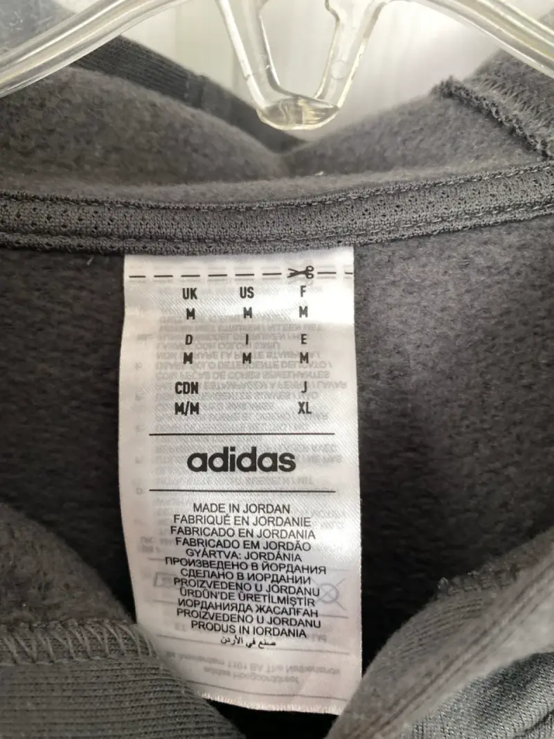 Polerón gris con capucha Adidas - 3