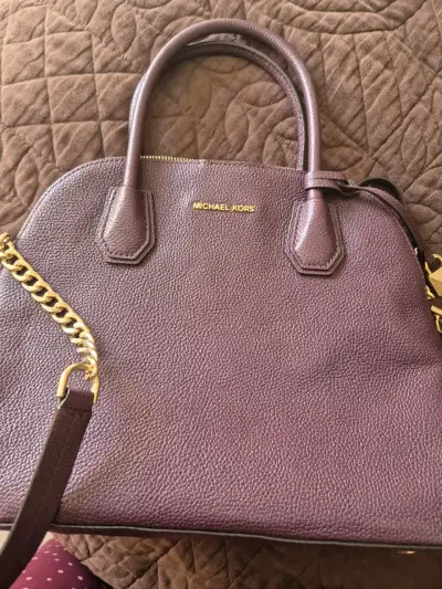 Cartera Michael Kors morada - miniatura 1