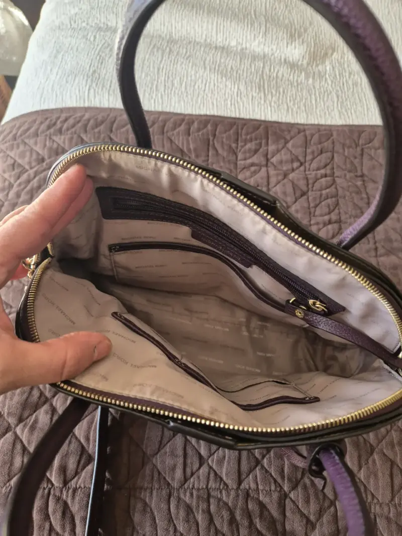 Cartera Michael Kors morada - 3