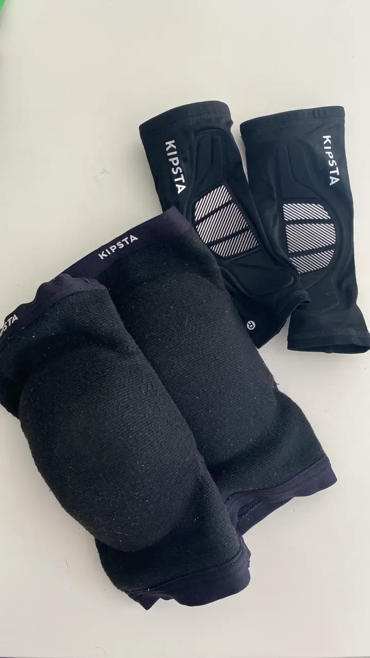 Rodilleras deportivas Kipsta negras