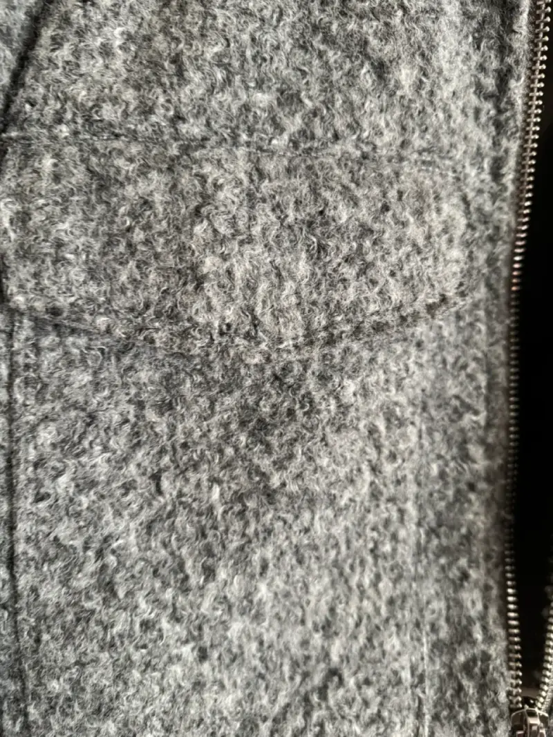 Chaqueta gris con cremallera Zara - 3