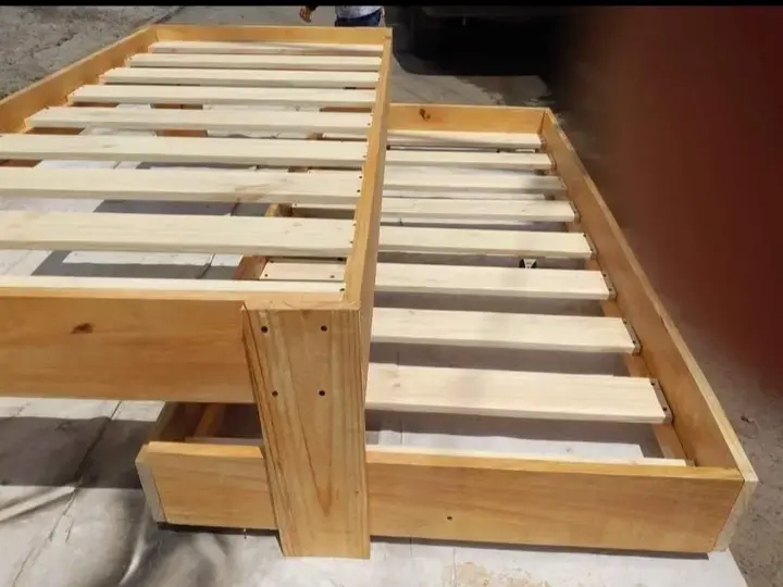 Base de cama de madera - 4