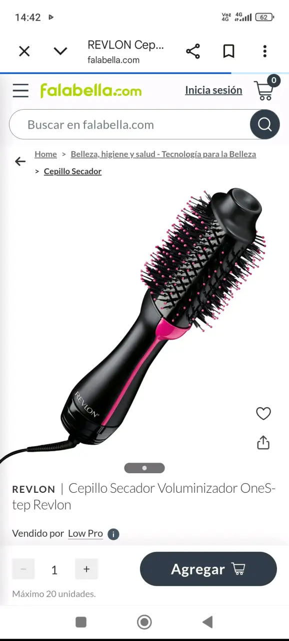 Cepillo secador Revlon OneStep