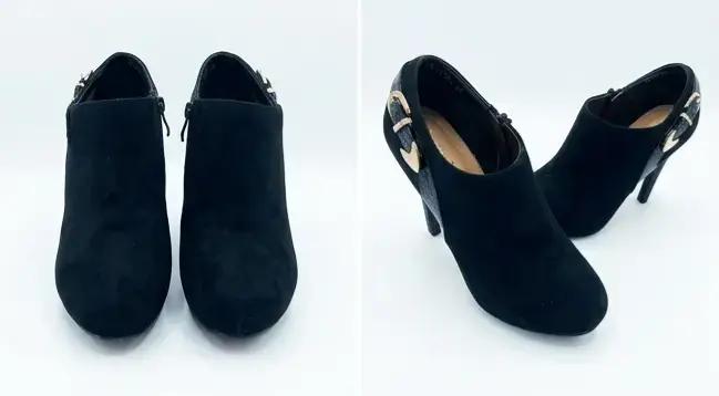 Botines negros de tacón alto - 3