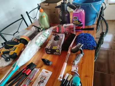 Set de limpieza para autos - miniatura 1