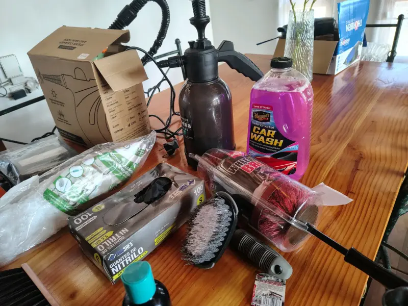 Set de limpieza para autos - 5