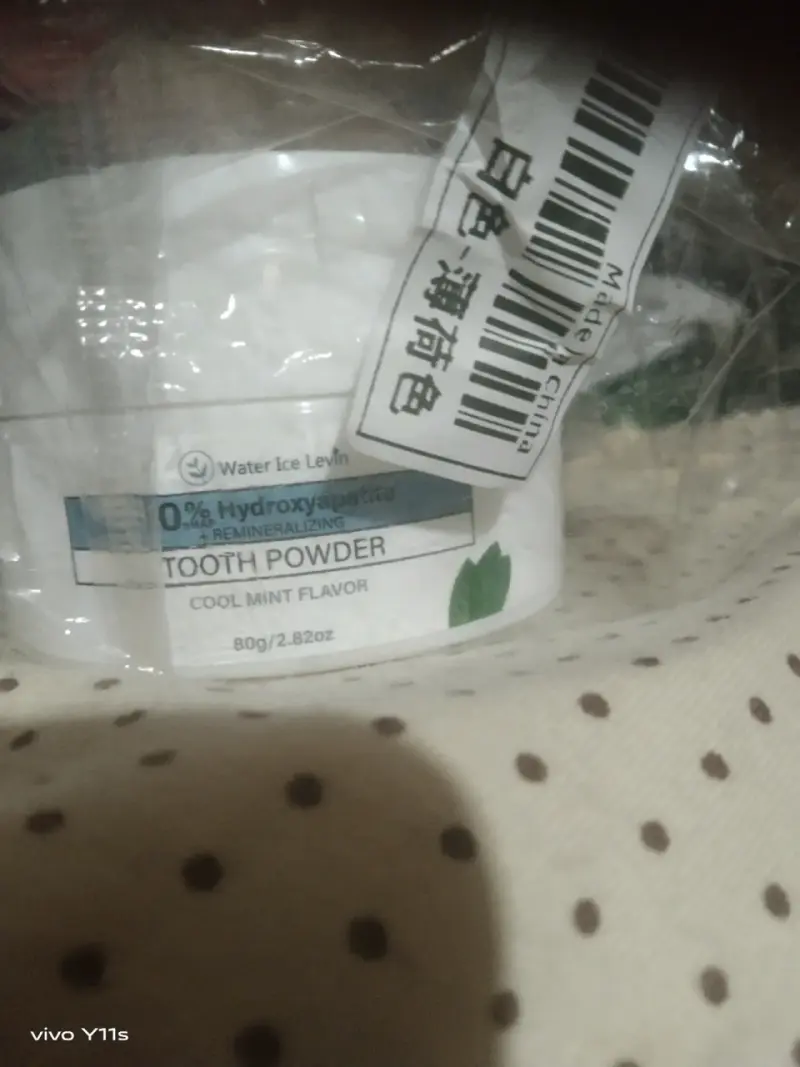 Polvo dental sabor menta - 1