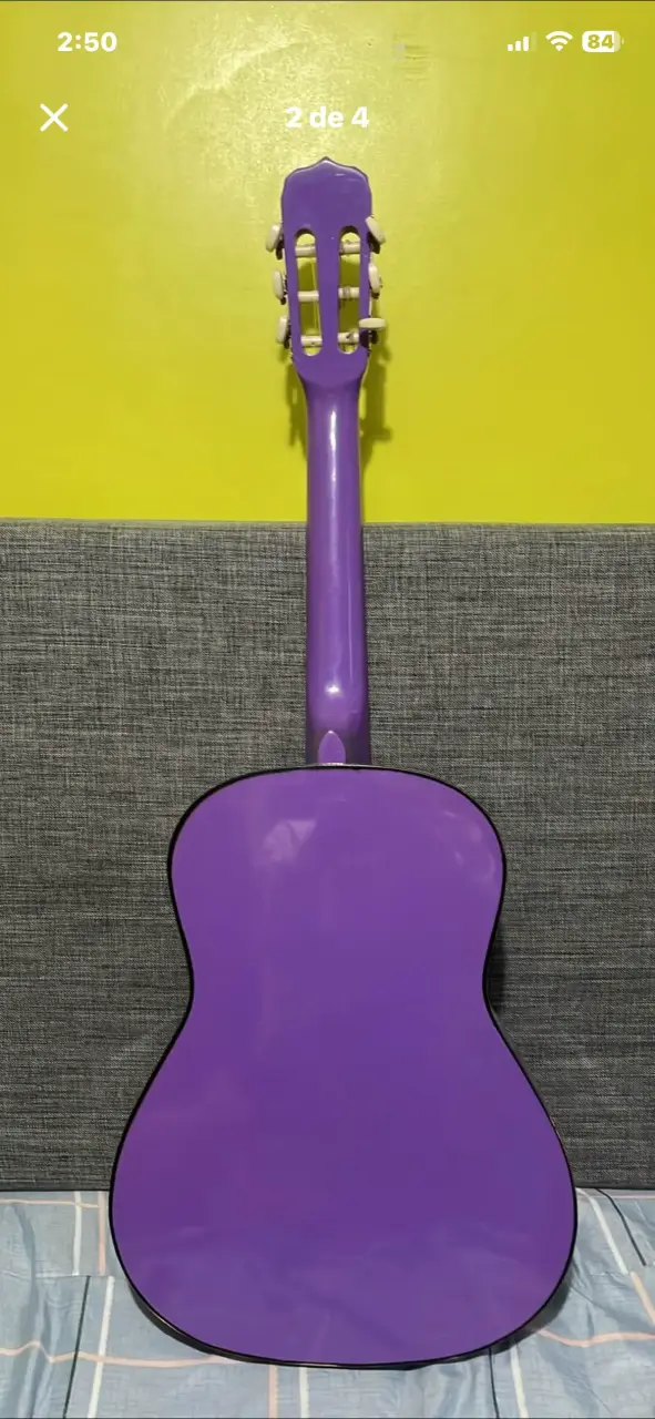 Guitarra clásica morada Vizcaya - 2