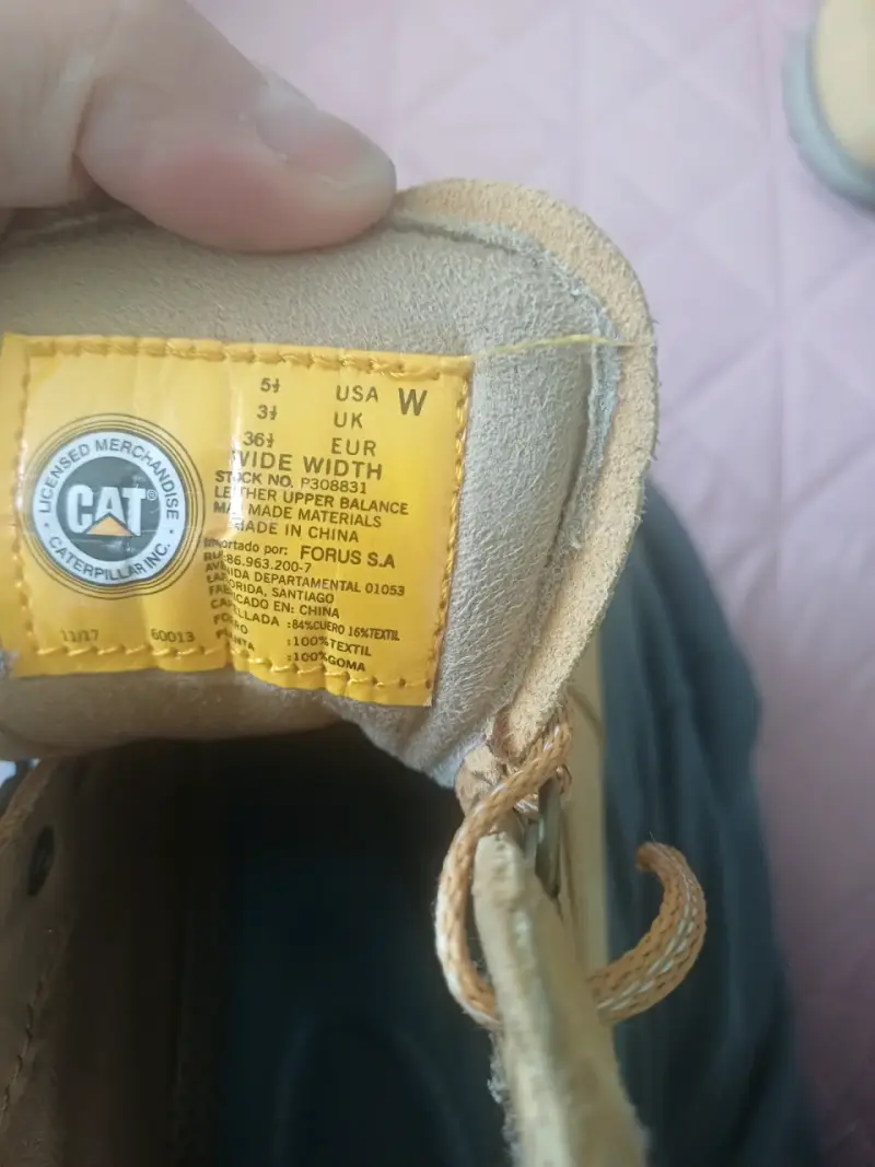 Botin Caterpillar beige mujer - 4