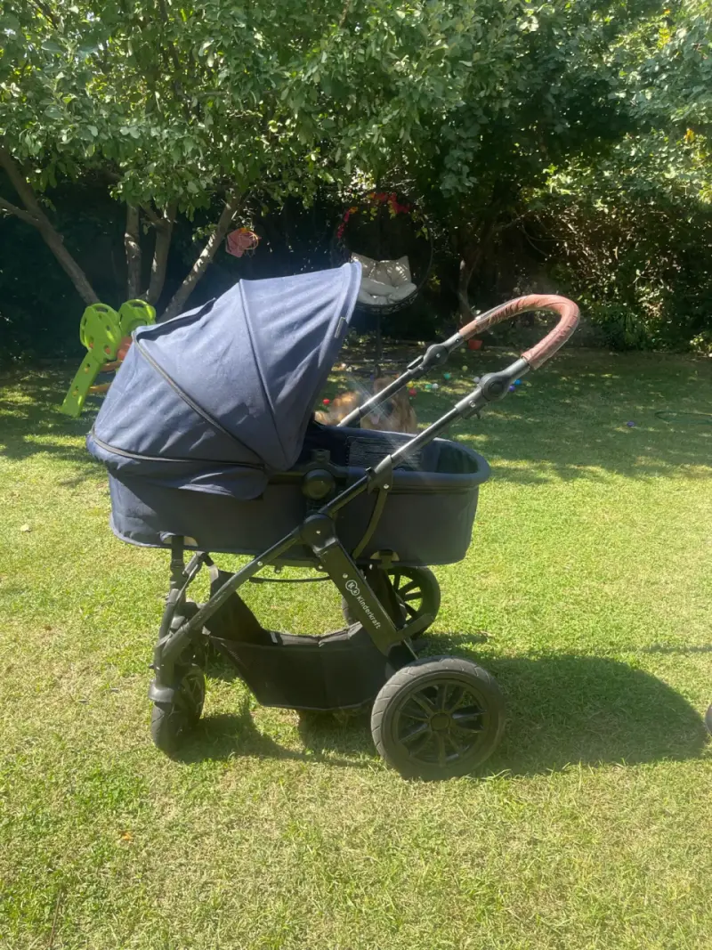 Coche para bebé azul - 5