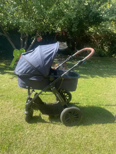Coche para bebé azul - miniatura 5