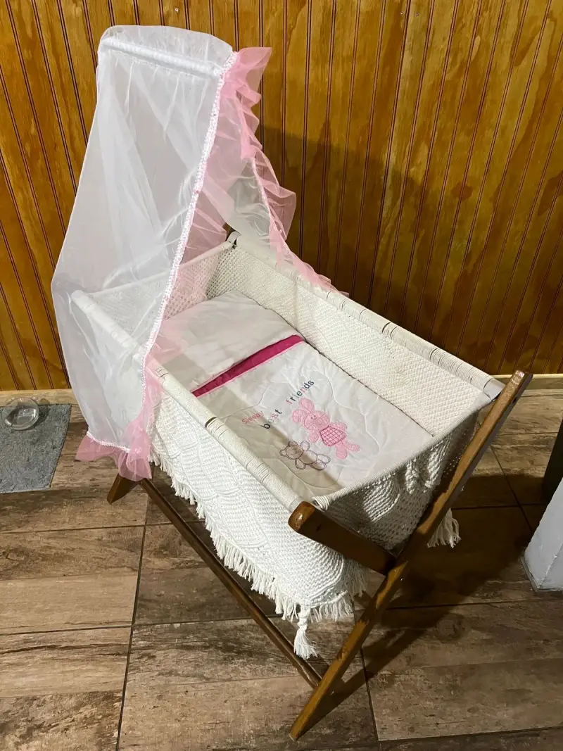 Cuna Moisés en macrame - 2