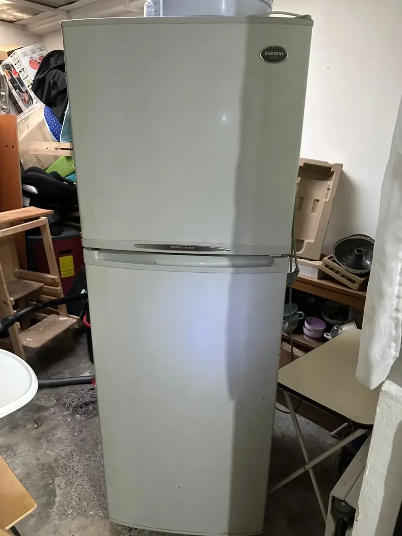 Refrigerador Samsung plata vertical - 1