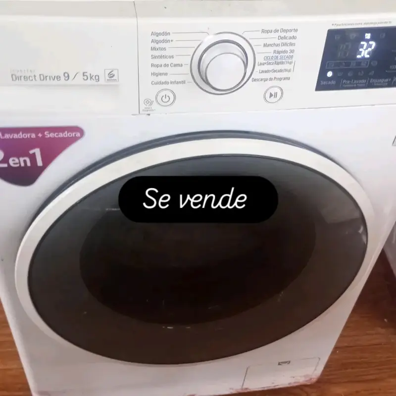Lavadora secadora 2 en 1