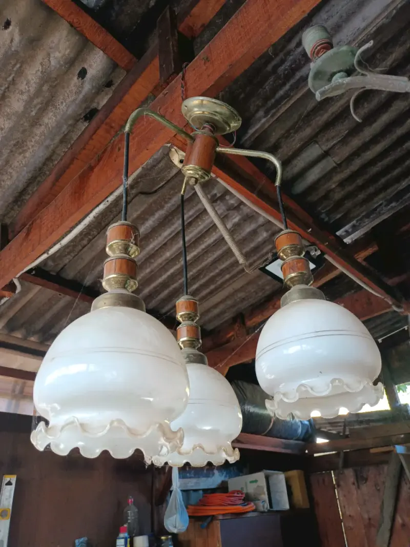 Lámparas  colgante vintage 3 luces - 1