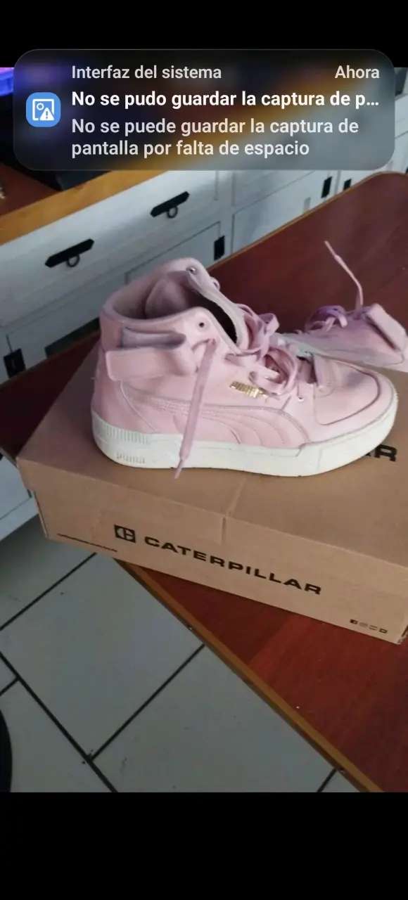 Zapatillas rosadas altas puma - 2