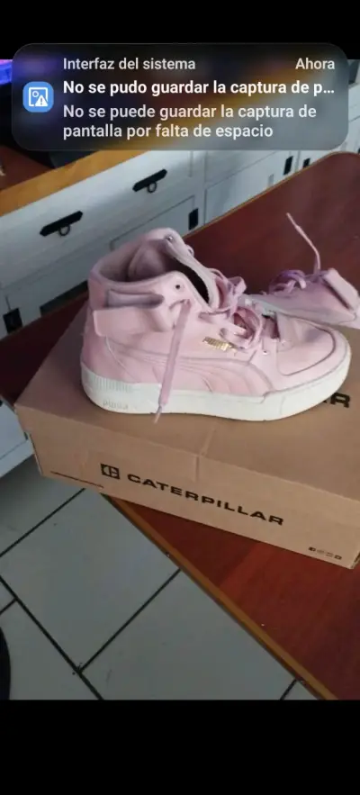 Zapatillas rosadas altas puma - miniatura 2