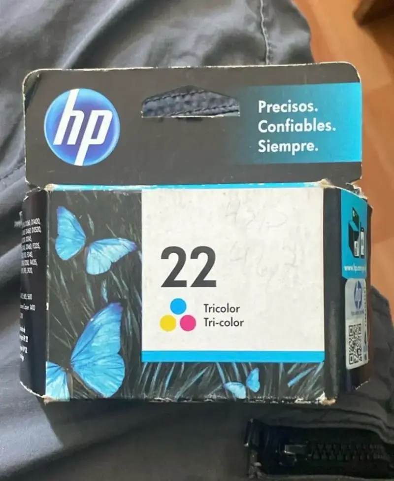Cartucho de tinta HP 22 Tricolor NUEVO - 1