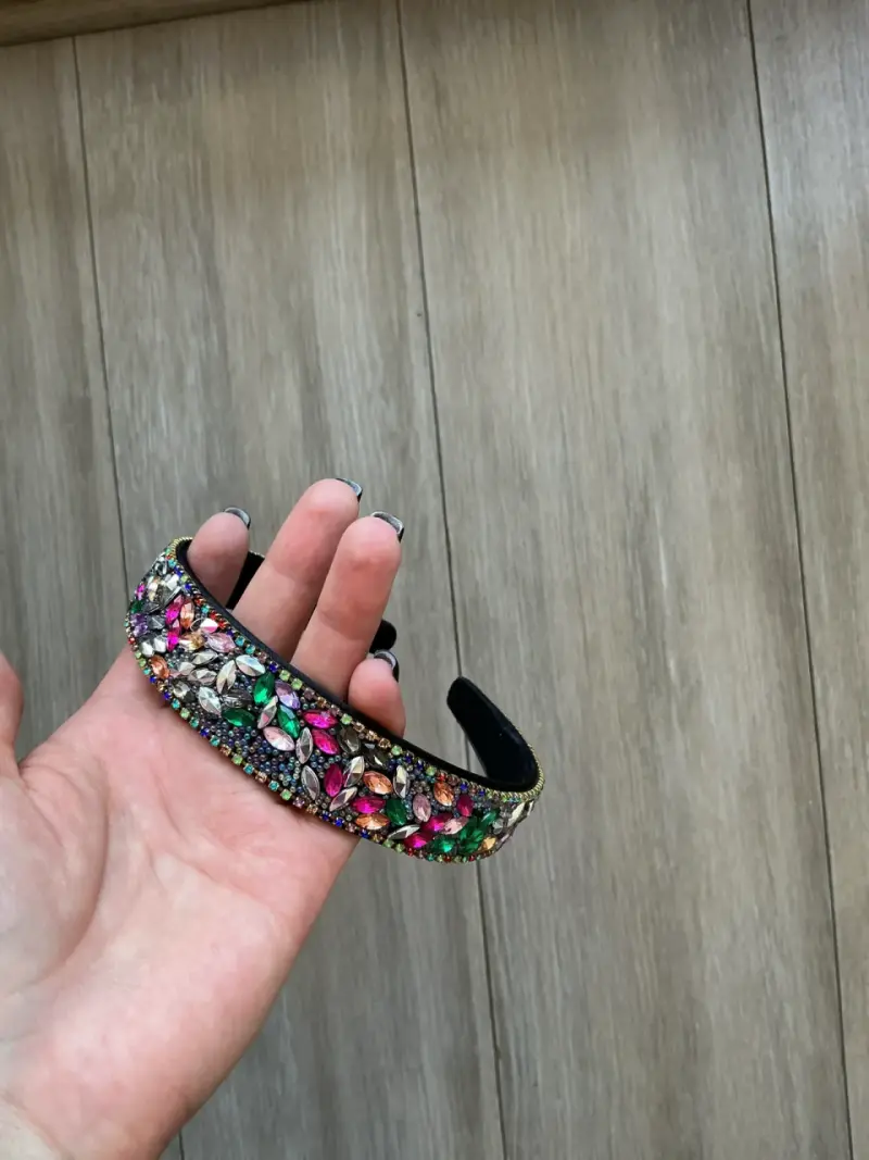 Brazalete con piedras de colores - 3