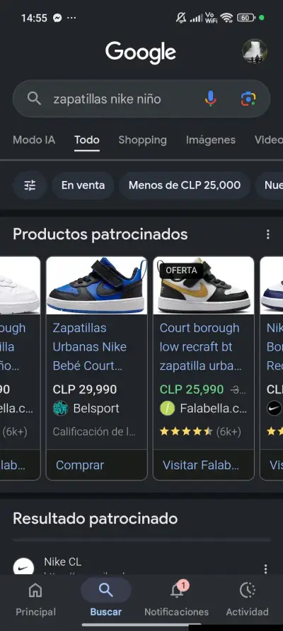 Zapatillas infantiles Nike - miniatura 3