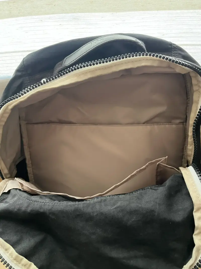 Mochila Kipling Original negra con llavero - 3