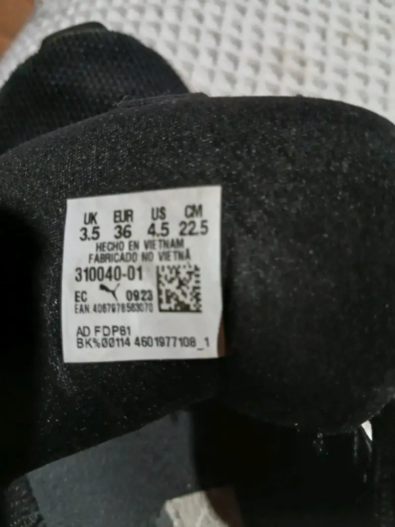 Zapatillas deportivas negras puma - 3